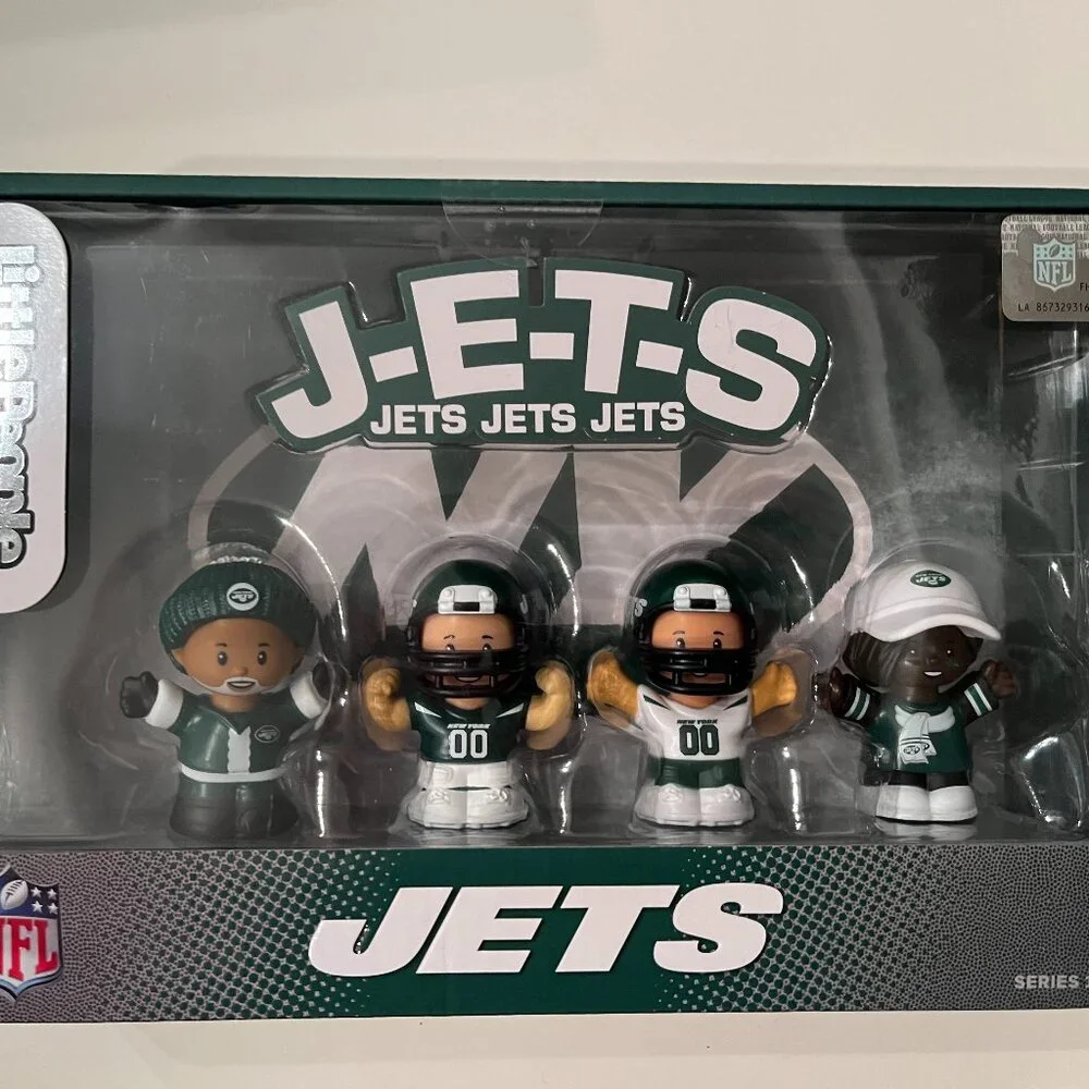 Little People Collector‎ Set - NFL JETS by Fisher Price   (kids/new)